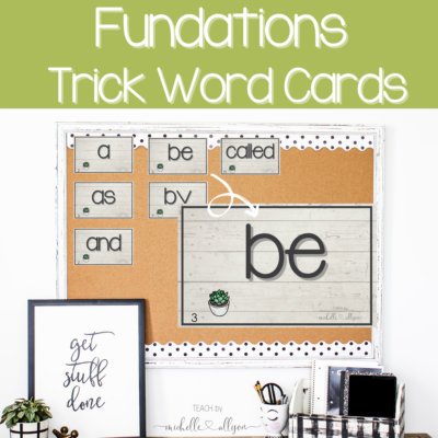 Fundations Grade 1 Trick Words (Freebie)!