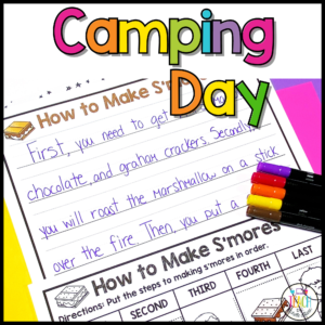 You'll love these fun camping classroom activities for your camping themed day!