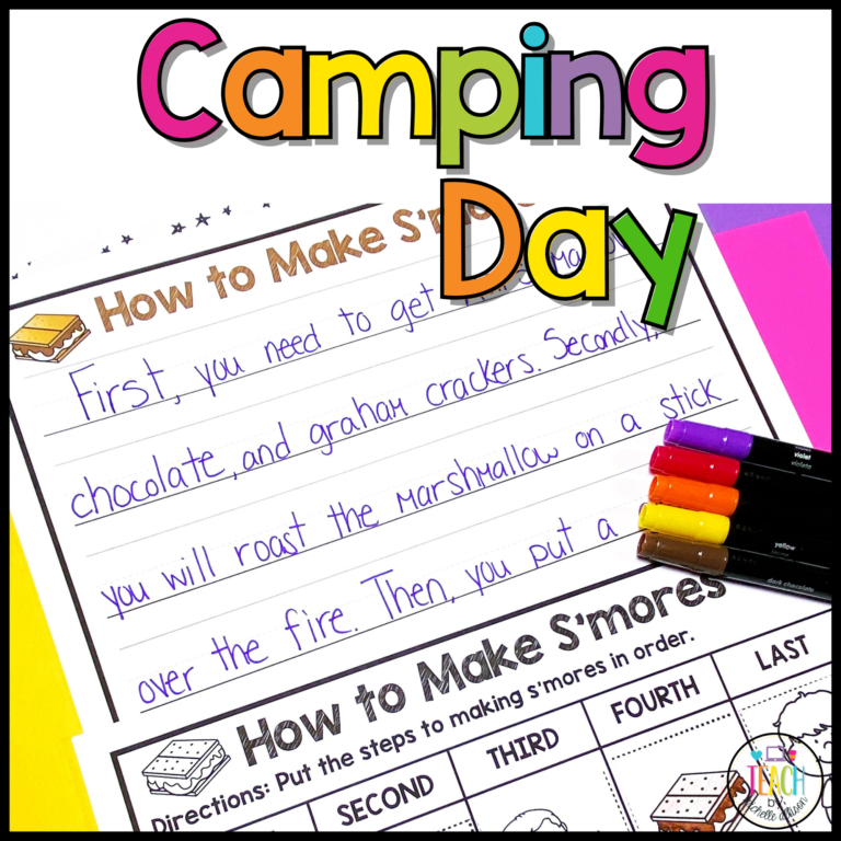You'll love these fun camping classroom activities for your camping themed day!