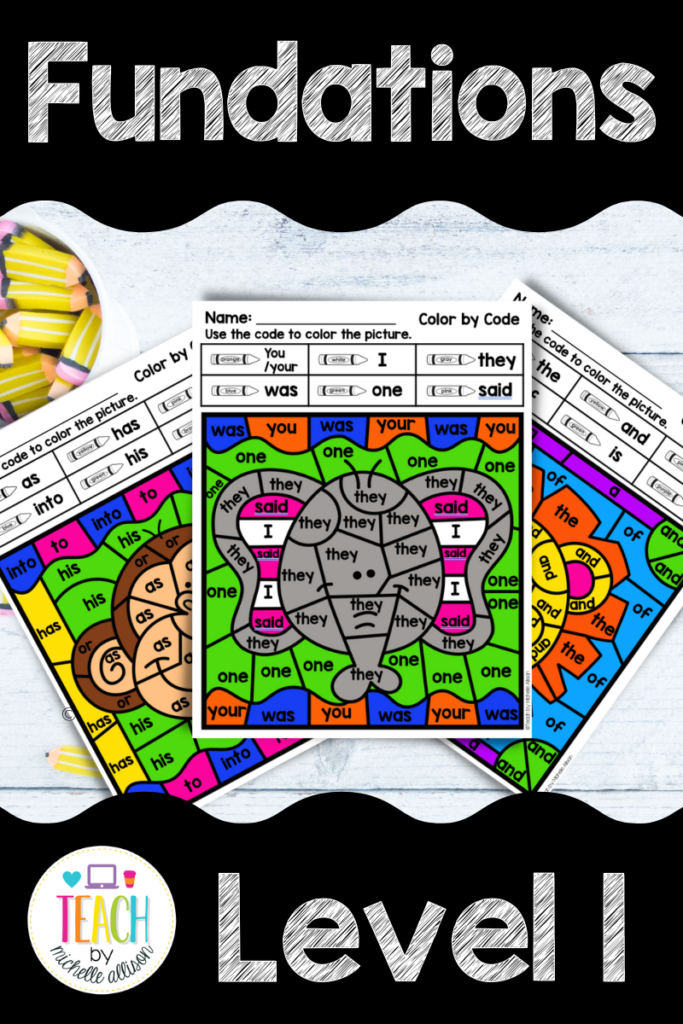 Fundations Activities for First Grade