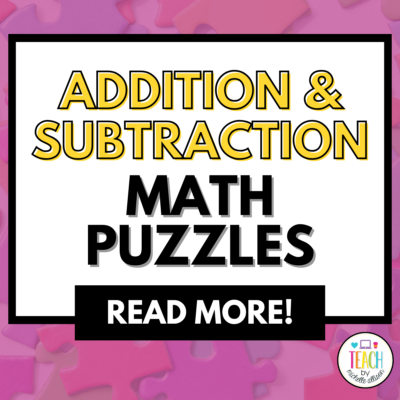 Math Puzzles: Fun Ways to Teach Addition and Subtraction to 20