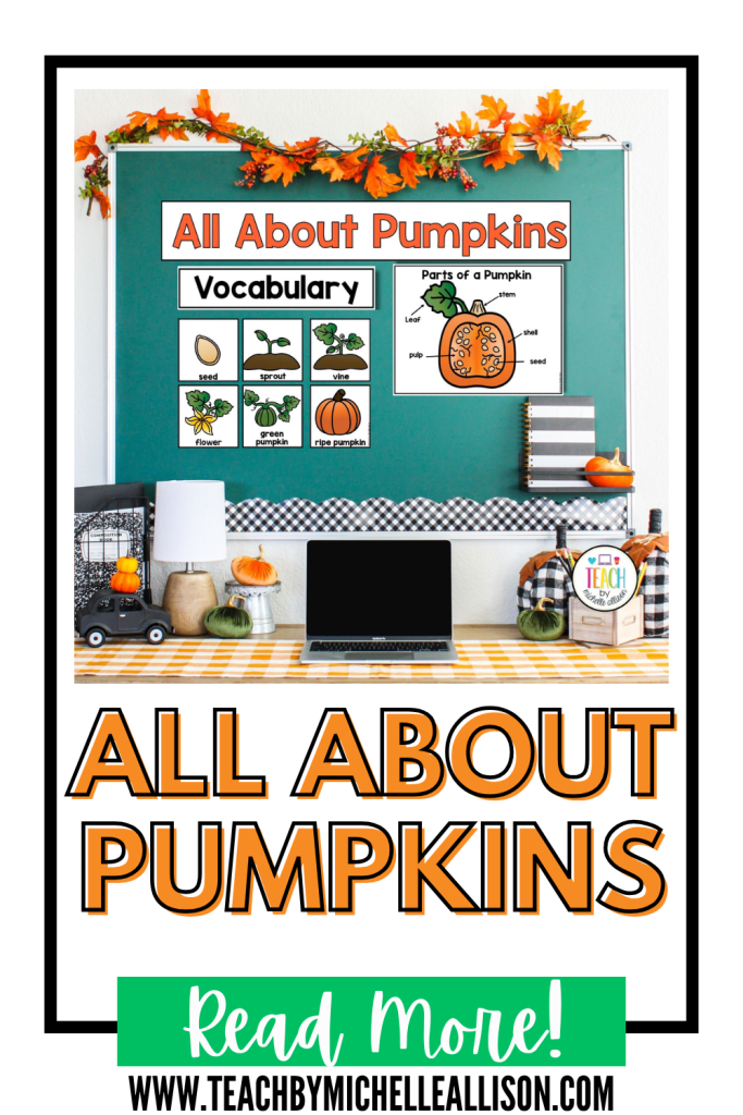 All About Pumpkins for Kindergarten