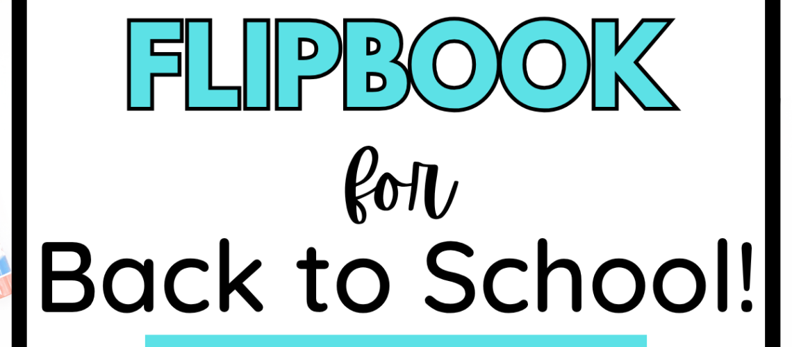 Editable flipbook template for back to school featuring customizable student pages that teachers can personalize for classroom activities.